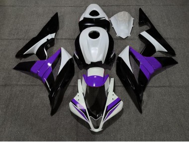 07-08 Noir Blanc & Violet CBR600RR Carénage Moto
