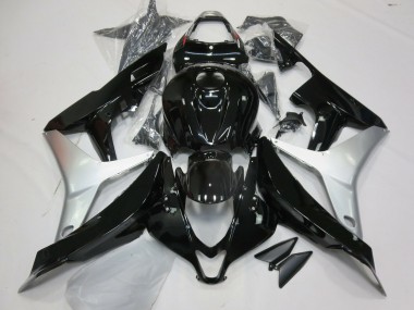 07-08 Noir Brillant & Argent CBR600RR Carénage Moto
