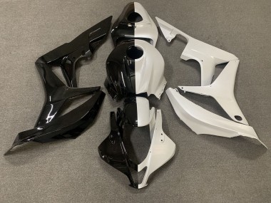07-08 Noir Brillant / Blanc Divisé CBR600RR Carénage Moto