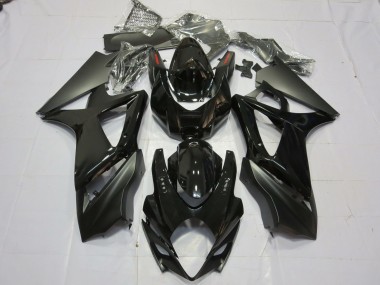 07-08 Noir Brillant & Mat GSXR 1000 Carénage Moto