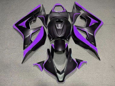 07-08 Noir Mat & Violet CBR600RR Carénage Moto