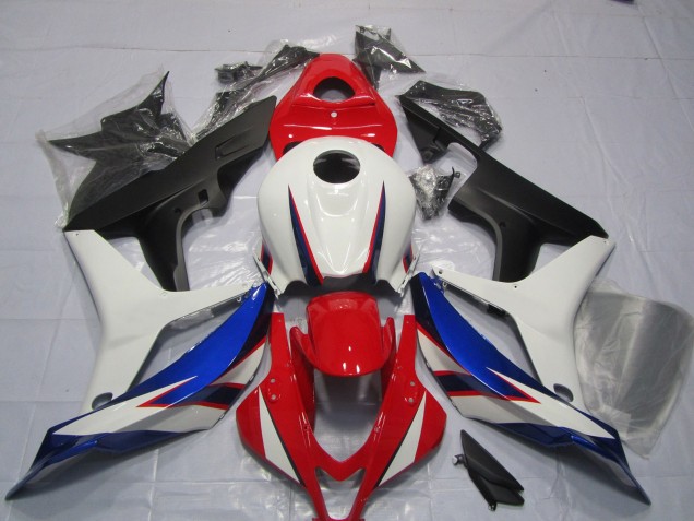 07-08 OEM Conception De Style Blanc Rouge Bleu CBR600RR Carénage Moto 07-08 OEM Conception De Style Blanc Rouge Bleu CBR600RR Carénage Moto