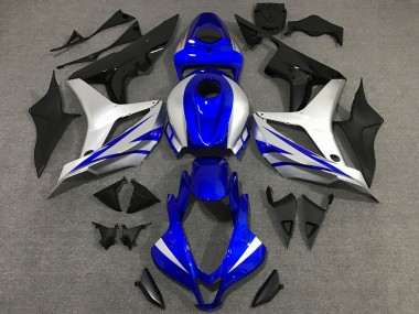 07-08 OEM Style Bleu & Argent CBR600RR Carénage Moto