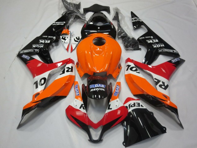 07-08 Orange Clair Repsol CBR600RR Carénage Moto 07-08 Orange Clair Repsol CBR600RR Carénage Moto