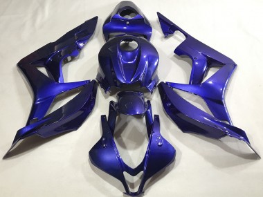 07-08 Plaine Bleu Profond CBR600RR Carénage Moto