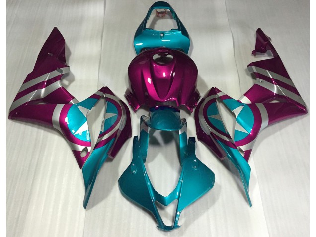 07-08 Rose Captain America CBR600RR Carénage Moto 07-08 Rose Captain America CBR600RR Carénage Moto