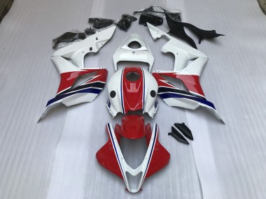 07-08 Rouge Brillant & Blanc CBR600RR Carénage Moto