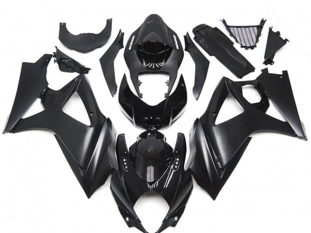 07-08 Slick Noir Mat Personnalisé GSXR 1000 Carénage Moto 07-08 Slick Noir Mat Personnalisé GSXR 1000 Carénage Moto