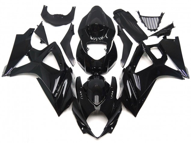 07-08 Style Noir Brillant GSXR 1000 Carénage Moto 07-08 Style Noir Brillant GSXR 1000 Carénage Moto