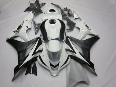 07-08 Style Personnalisé OEM Blanc & Noir CBR600RR Carénage Moto