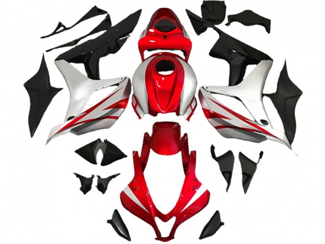 07-08 Style Rouge & Argent OEM CBR600RR Carénage Moto 07-08 Style Rouge & Argent OEM CBR600RR Carénage Moto