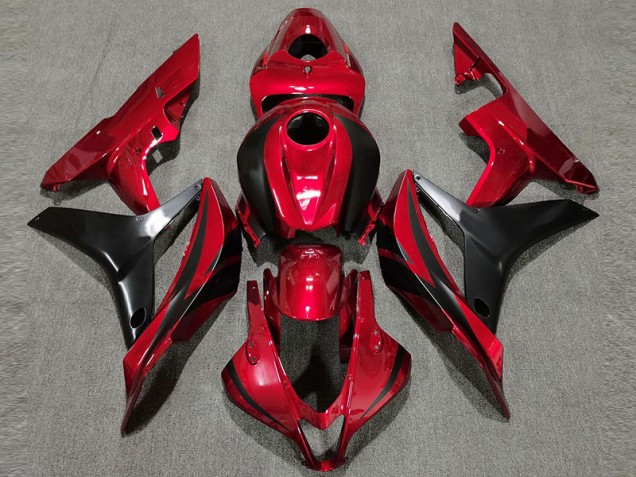 07-08 Style Rouge Foncé OEM CBR600RR Carénage Moto 07-08 Style Rouge Foncé OEM CBR600RR Carénage Moto