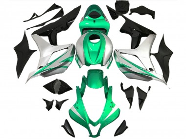 07-08 Style Vert Vif & Argent OEM CBR600RR Carénage Moto