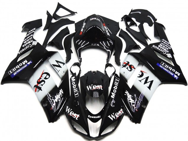07-08 West Nappe Brillante ZX6R Carénage Moto 07-08 West Nappe Brillante ZX6R Carénage Moto