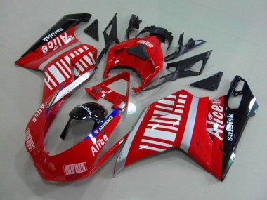07-14 Alice Rouge Ducati 848 1098 1198 Carénage Moto