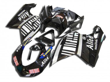07-14 Noir Alice Ducati 848 1098 1198 Carénage Moto