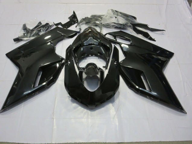 07-14 Noir Brillant Ducati 848 1098 1198 Carénage Moto 07-14 Noir Brillant Ducati 848 1098 1198 Carénage Moto
