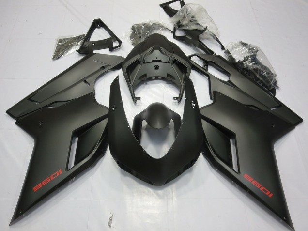 07-14 Noir Mat Ducati 848 1098 1198 Carénage Moto 07-14 Noir Mat Ducati 848 1098 1198 Carénage Moto