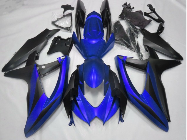 08-10 Bleu Mat Sans R GSXR 600-750 Carénage Moto 08-10 Bleu Mat Sans R GSXR 600-750 Carénage Moto