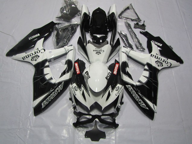 08-10 Noir Corona GSXR 600-750 Carénage Moto 08-10 Noir Corona GSXR 600-750 Carénage Moto