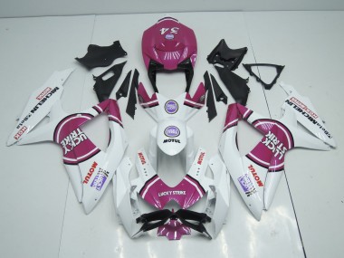 08-10 Rose Lucky Strike GSXR 600-750 Carénage Moto