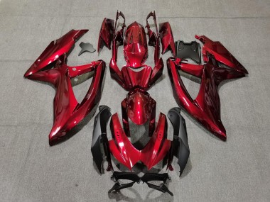 08-10 Rouge Foncé GSXR 600-750 Carénage Moto