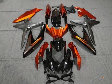 08-10 Style Orange Brûlé OEM GSXR 600-750 Carénage Moto