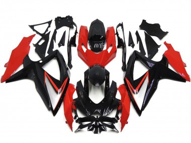 08-10 Style Rouge Personnalisé OEM GSXR 600-750 Carénage Moto