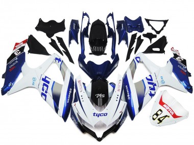 08-10 Tyco Style Personnalisé Brillant GSXR 600-750 Carénage Moto