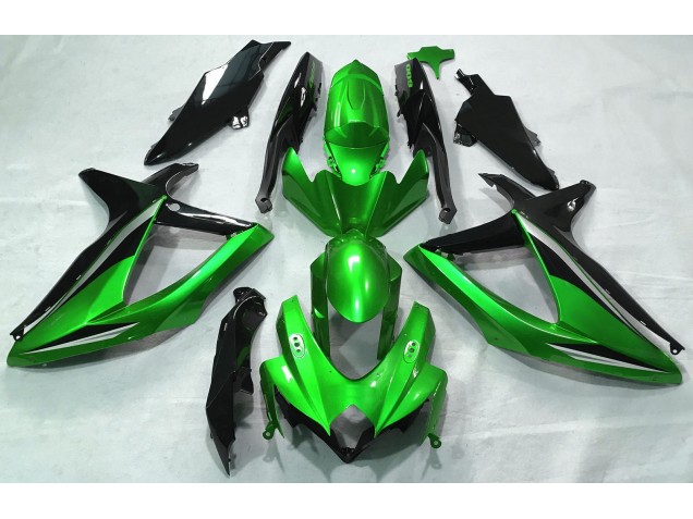 08-10 Vert Brillant GSXR 600-750 Carénage Moto 08-10 Vert Brillant GSXR 600-750 Carénage Moto