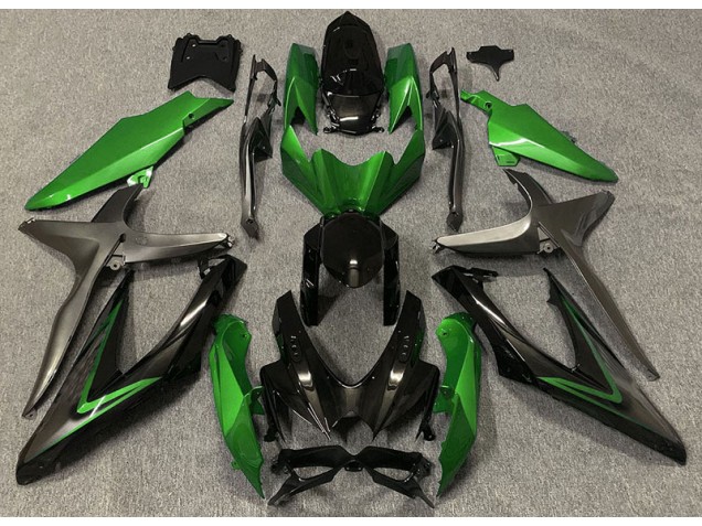 08-10 Vert Brillant & Vert R GSXR 600-750 Carénage Moto 08-10 Vert Brillant & Vert R GSXR 600-750 Carénage Moto