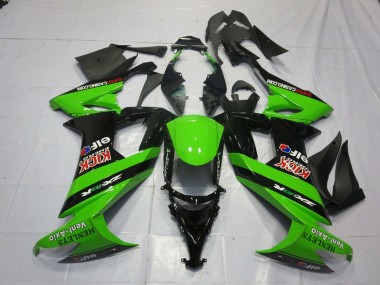 08-10 Vert & Noir ZX10R Carénage Moto