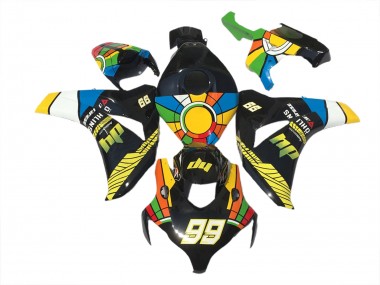 08-11 99 Multicolores CBR1000RR Carénage Moto