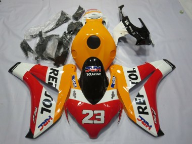 08-11 Hors Orange Repsol CBR1000RR Carénage Moto