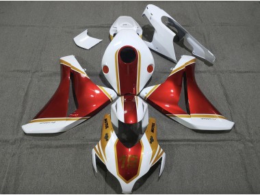 08-11 Or & Rouge 19 CBR1000RR Carénage Moto