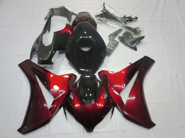 08-11 Rouge Bonbon & Noir CBR1000RR Carénage Moto 08-11 Rouge Bonbon & Noir CBR1000RR Carénage Moto