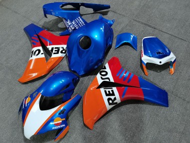 08-11 Style Bleu Perle Repsol CBR1000RR Carénage Moto