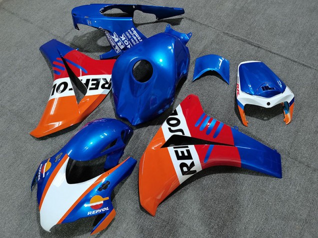 08-11 Style Bleu Perle Repsol CBR1000RR Carénage Moto 08-11 Style Bleu Perle Repsol CBR1000RR Carénage Moto
