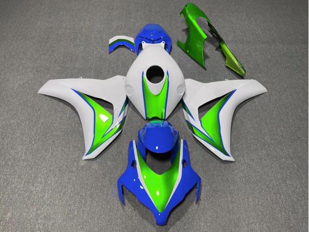 08-11 Vert Brillant & Bleu CBR1000RR Carénage Moto 08-11 Vert Brillant & Bleu CBR1000RR Carénage Moto