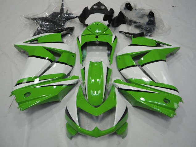 08-12 Vert & Blanc Ninja 250 Carénage Moto 08-12 Vert & Blanc Ninja 250 Carénage Moto