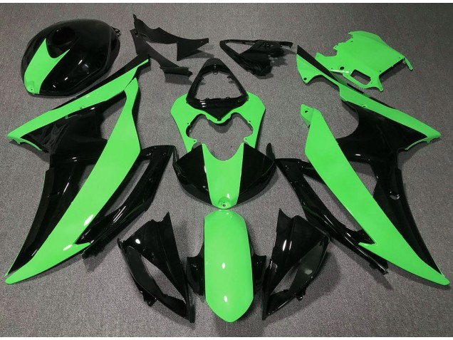 08-16 Alta Visibilità Verde R6 Carénage Moto 08-16 Alta Visibilità Verde R6 Carénage Moto
