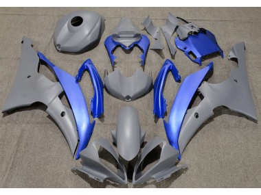 08-16 Gris Mat & Bleu R6 Carénage Moto