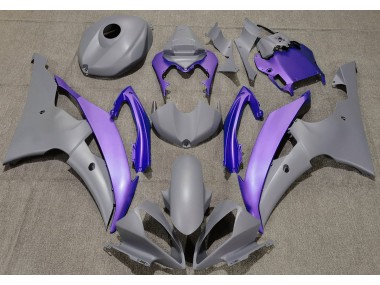 08-16 Gris Mat & Violet R6 Carénage Moto