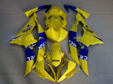 08-16 Jaune Brillant Camel R6 Carénage Moto
