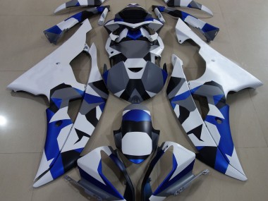 08-16 Neige Bleue Camo R6 Carénage Moto