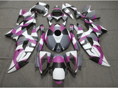 08-16 Rose Camo Uni R6 Carénage Moto