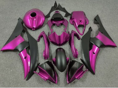 08-16 Rose & Noir Mat R6 Carénage Moto