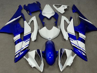 08-16 Style Personnalisé OEM Bleu & Blanc R6 Carénage Moto