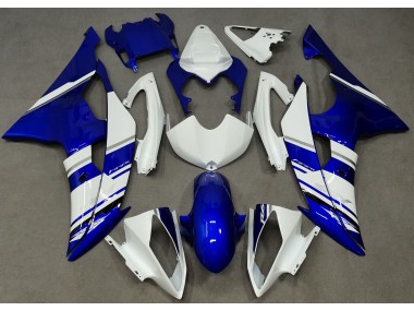 08-16 Style Personnalisé OEM Bleu & Blanc R6 Carénage Moto