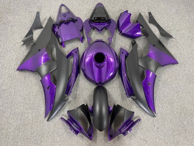 08-16 Violet & Noir Mat R6 Carénage Moto
